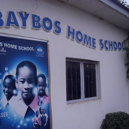 Baybos Home School signage at 4 Aswan Street